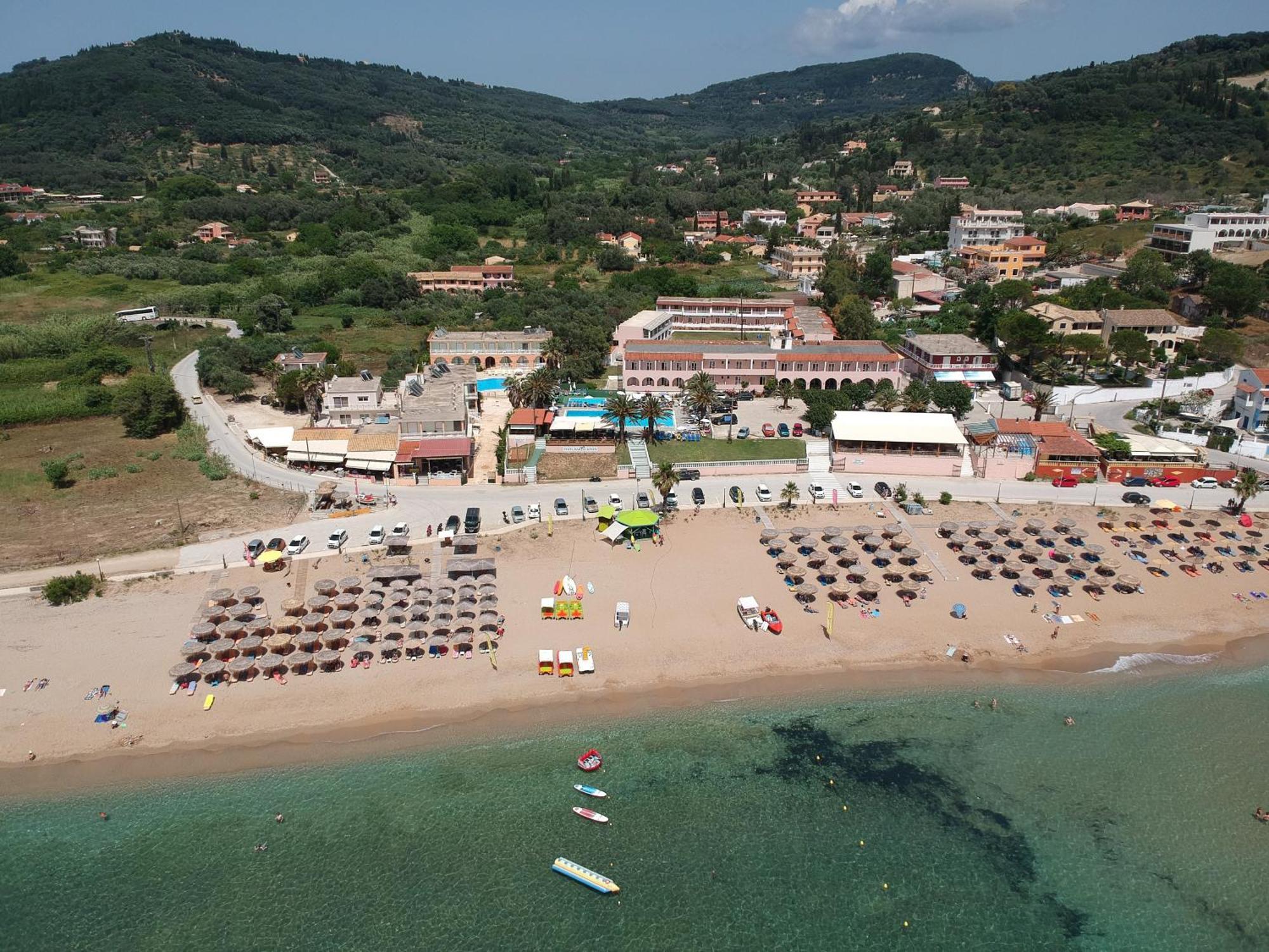 Alkyon Beach Hotel Agios Georgios Pagon Ngoại thất bức ảnh