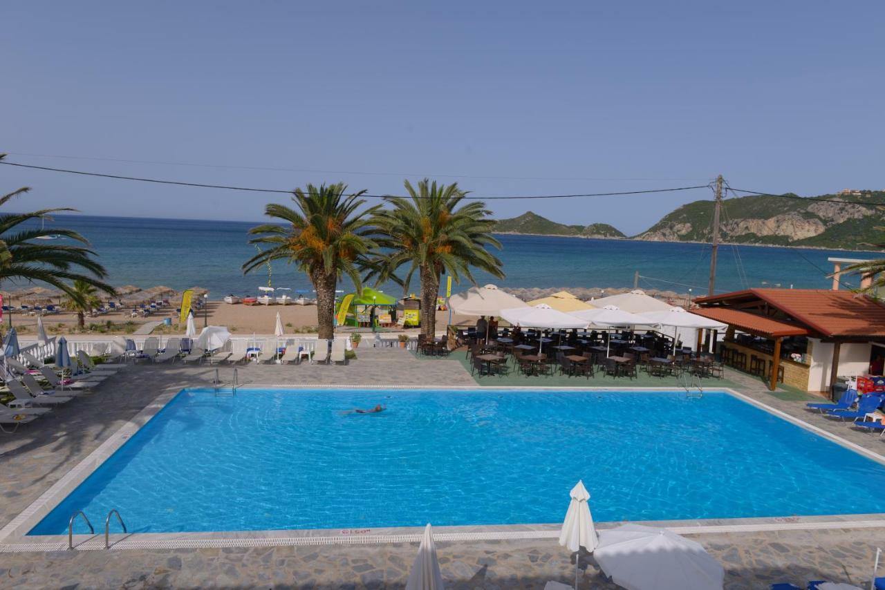 Alkyon Beach Hotel Agios Georgios Pagon Ngoại thất bức ảnh