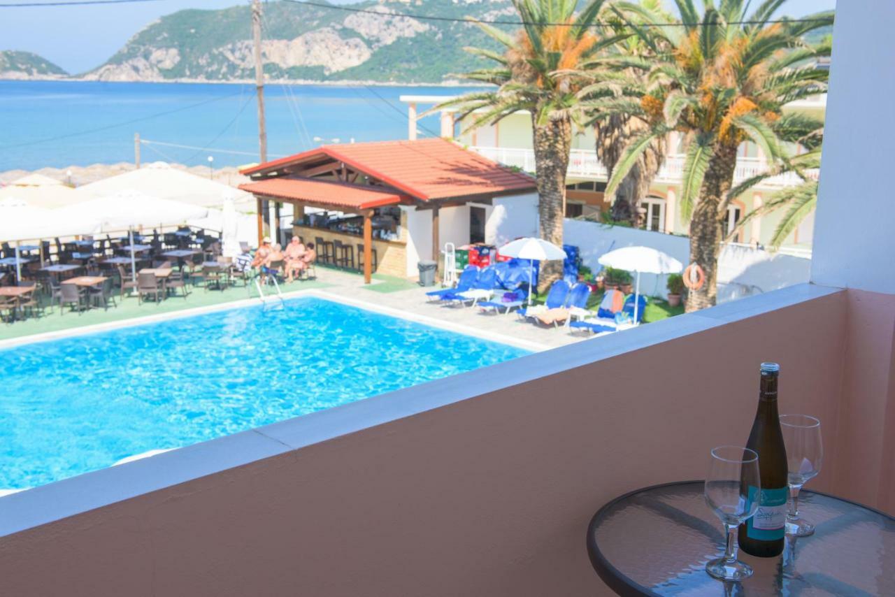 Alkyon Beach Hotel Agios Georgios Pagon Ngoại thất bức ảnh